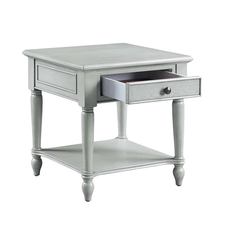 Acme - Ramiro End Table LV00890 Rustic Gray Finish