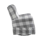 Acme - Patli Swivel Chair W/Glider LV00922 Gray Fabric