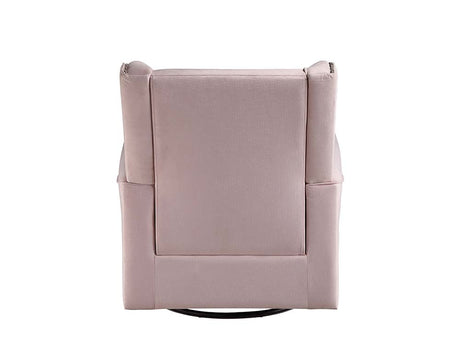 Acme - Tamaki Swivel Chair W/Glider LV00923 Pink Fabric