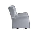 Acme - Zeger Swivel Chair W/Glider LV00924 Gray Fabric