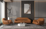 Acme - Leonia Chair LV00939 Cognac Leather
