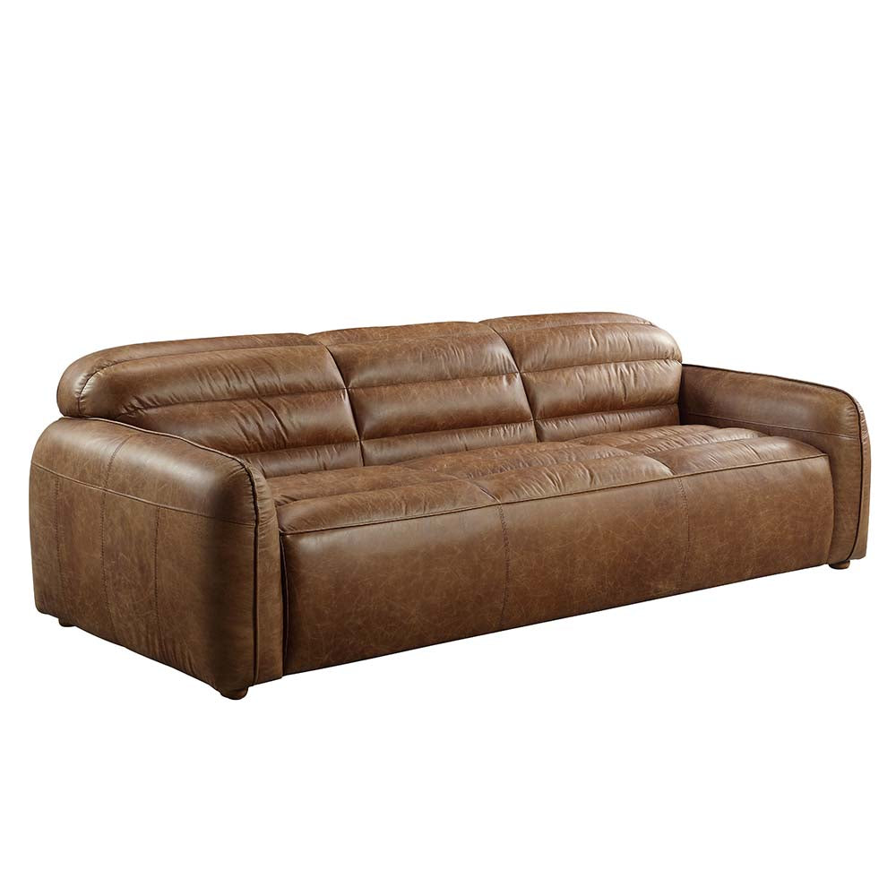 Acme - Rafer Sofa LV01020 Cocoa Top Grain Leather