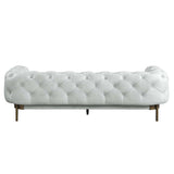 Acme - Ragle Sofa LV01021 Vintage White Top Grain Leather