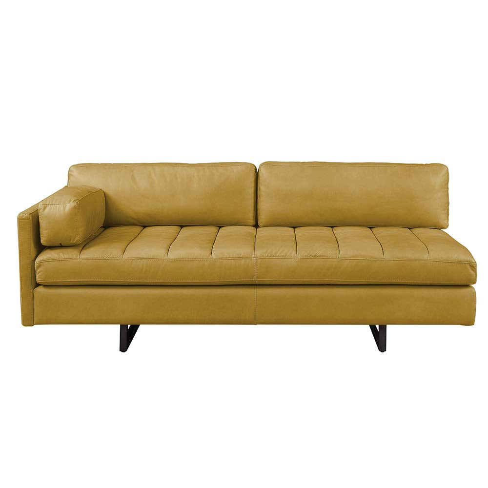 Acme - Radia Sofa W/Pillow LV01022 Turmeric Top Grain Leather