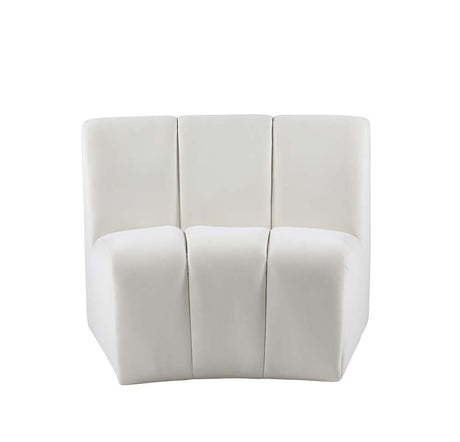 Acme - Felicia Modular Chair LV01067 Beige Velvet