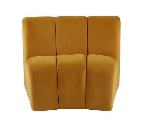 Acme - Felicia Modular Chair LV01068 Yellow Velvet