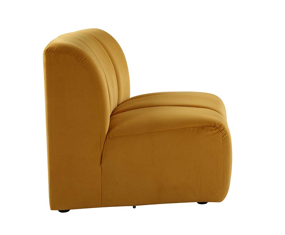 Acme - Felicia Modular Chair LV01068 Yellow Velvet