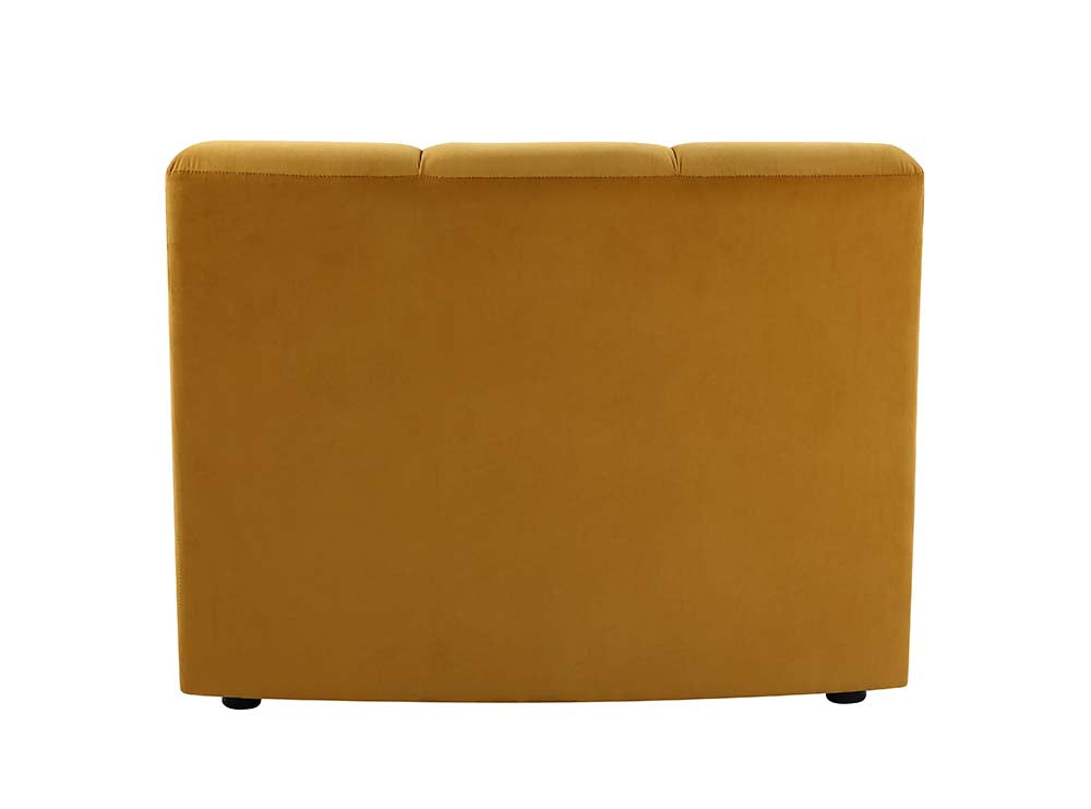 Acme - Felicia Modular Chair LV01068 Yellow Velvet