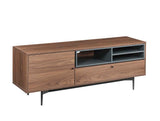 Acme - Hattie Tv Stand LV01073 Rustic Walnut Finish