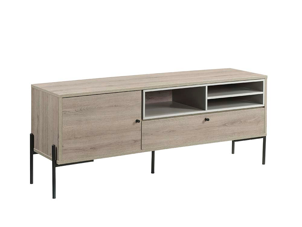 Acme - Hattie Tv Stand LV01074 Rustic Oak Finish