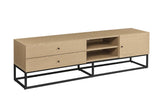 Acme - Isha Tv Stand LV01075 Oak Finish