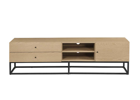 Acme - Isha Tv Stand LV01075 Oak Finish