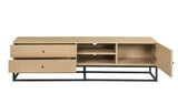 Acme - Isha Tv Stand LV01075 Oak Finish