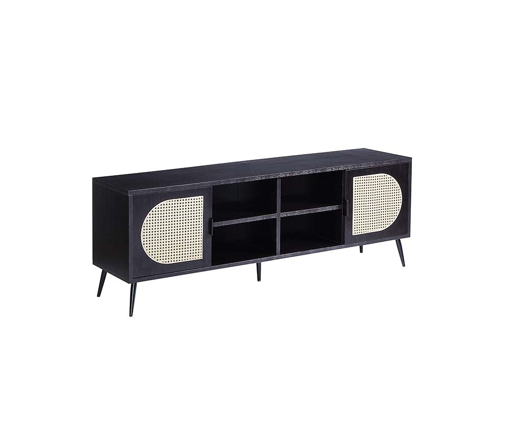 Acme - Colson Tv Stand LV01080 Black Finish