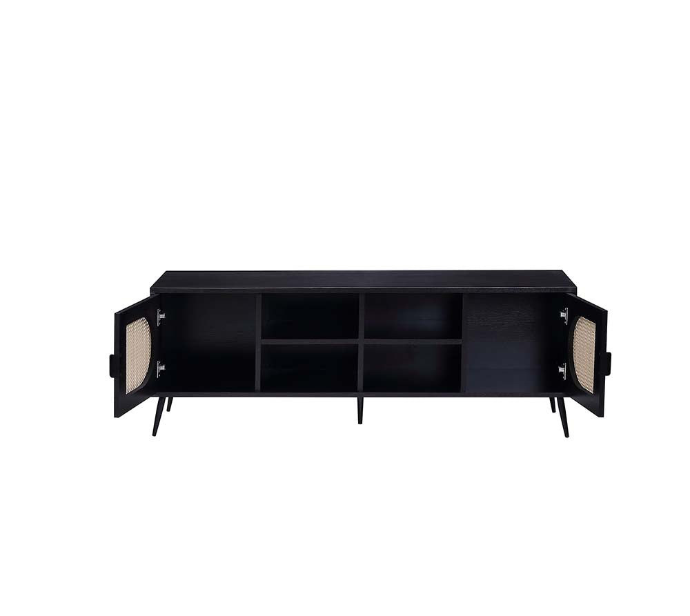 Acme - Colson Tv Stand LV01080 Black Finish