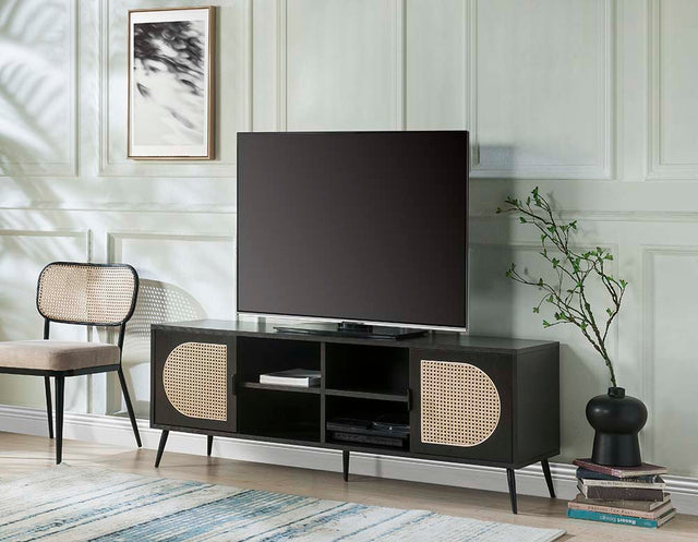 Acme - Colson Tv Stand LV01080 Black Finish