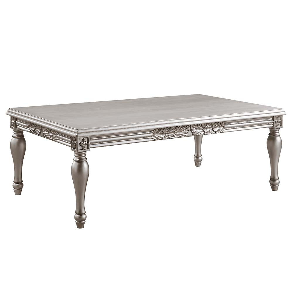 Acme - Pelumi Coffee Table LV01115 Platinum Finish