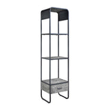 Acme - Raziela Tv Stand Side Pier LV01144 Concrete Gray & Black Finish