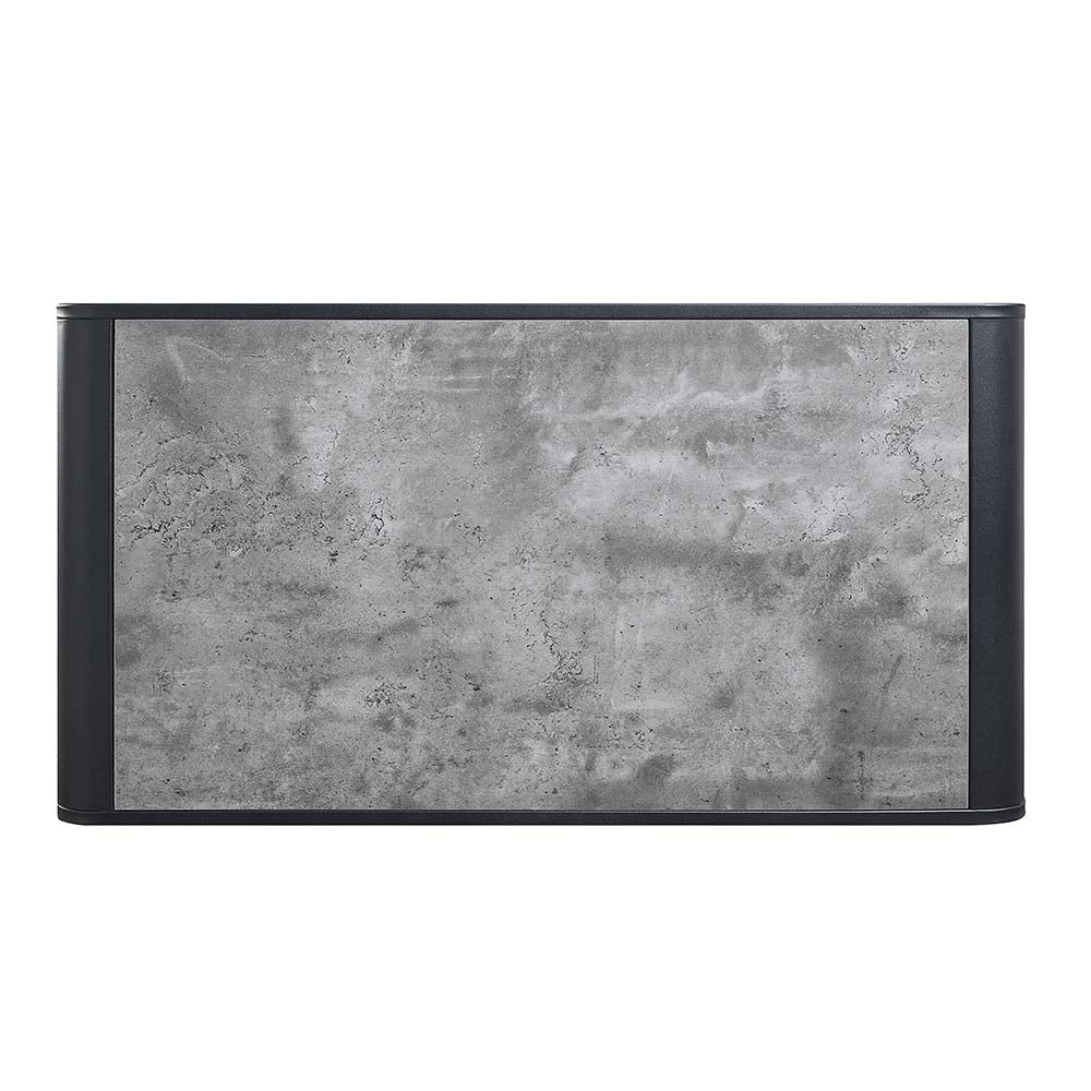 Acme - Raziela Coffee Table LV01145 Concrete Gray & Black Finish