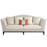 Acme - Tayden Sofa W/5 Pillows LV01155 Beige Velvet