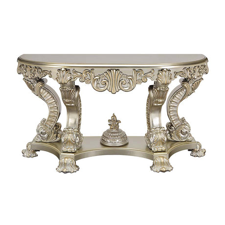 Acme - Sorina Sofa Table LV01216 Antique Gold Finish