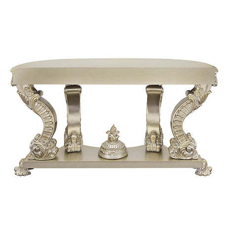 Acme - Sorina Sofa Table LV01216 Antique Gold Finish