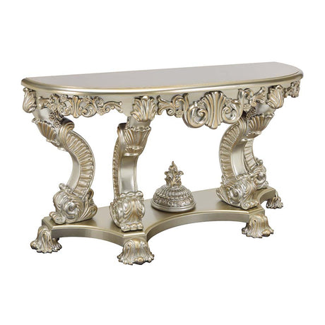 Acme - Sorina Sofa Table LV01216 Antique Gold Finish