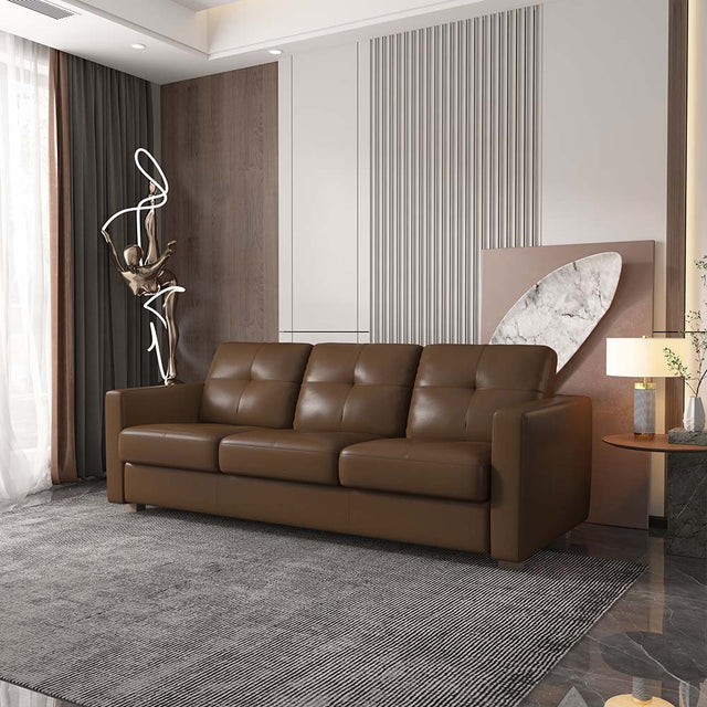 Acme - Noci Sofa W/Sleeper LV01295 Brown Leather