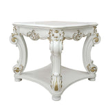 Acme - Vendome End Table LV01328 Antique Pearl Finish