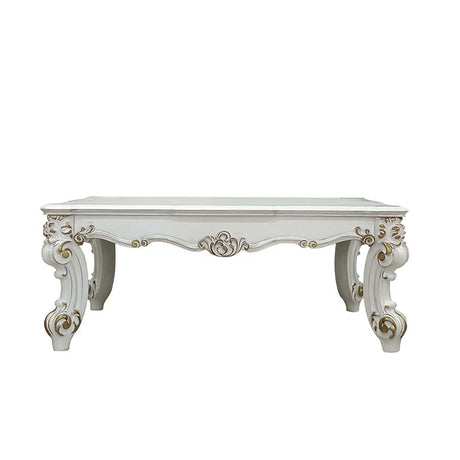 Acme - Vendome II Coffee Table LV01332 Antique Pearl Finish