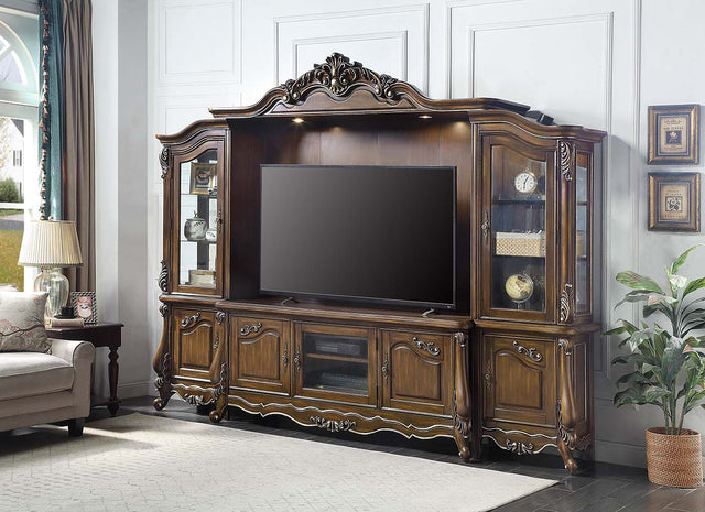 Acme - Latisha Entertainment Center LV01355 Antique Oak Finish