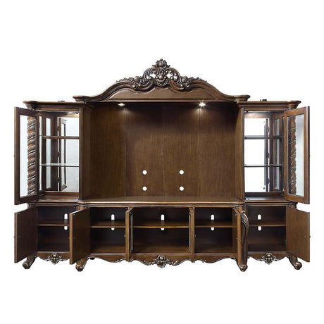 Devayne Entertainment Center LV01366 Dark Walnut Finish | Acme - LV01366 - Home Elegance USA - 4