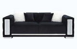 Acme - Trislar Sofa W/4 Pillows (Same 52525) LV01397 Black Velvet