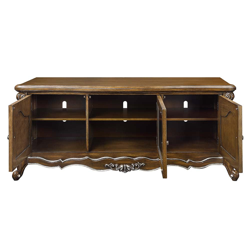 Acme - Latisha Tv Stand LV01413 Antique Oak Finish