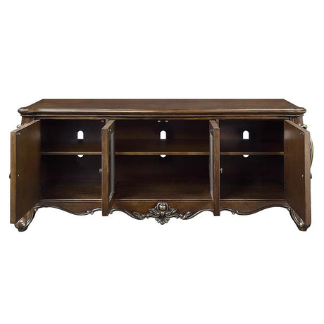 Devayne Tv Stand LV01414 Dark Walnut Finish | Acme - LV01414 - Home Elegance USA - 4