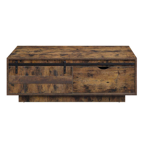 Acme - Bellarosa Coffee Table (Same As 88040) LV01442 Rustic Oak Finish