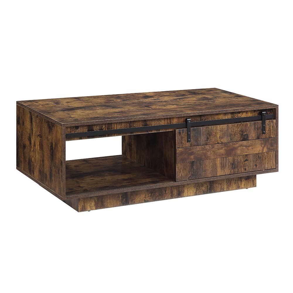 Bellarosa Coffee Table (Same As 88040) LV01442 Rustic Oak Finish | Acme - LV01442 - Home Elegance USA - 4