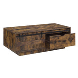 Bellarosa Coffee Table (Same As 88040) LV01442 Rustic Oak Finish | Acme - LV01442 - Home Elegance USA - 5