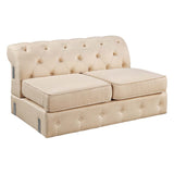 Acme - Jakim Sectional Sofa LV01460 Beige Linen