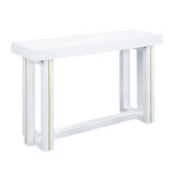 Acme - Paxley Sofa Table LV01616 White High Gloss Finish