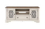 Acme - Florian Tv Stand LV01665 Oak & Antique White Finish