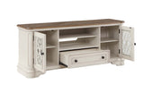 Acme - Florian Tv Stand LV01665 Oak & Antique White Finish