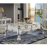 Acme - Dresden Coffee Table LV01686 Bone White Finish