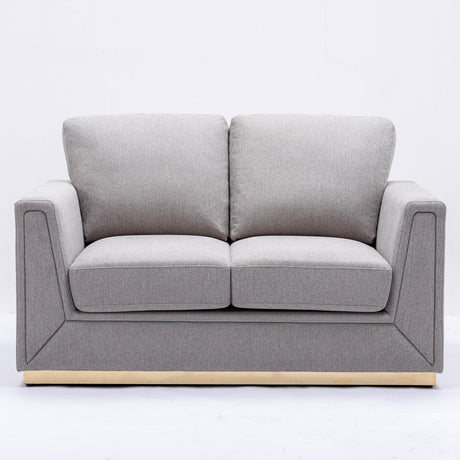 Acme - Valin Loveseat LV01745 Grey Linen