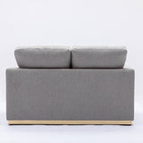 Acme - Valin Loveseat LV01745 Grey Linen