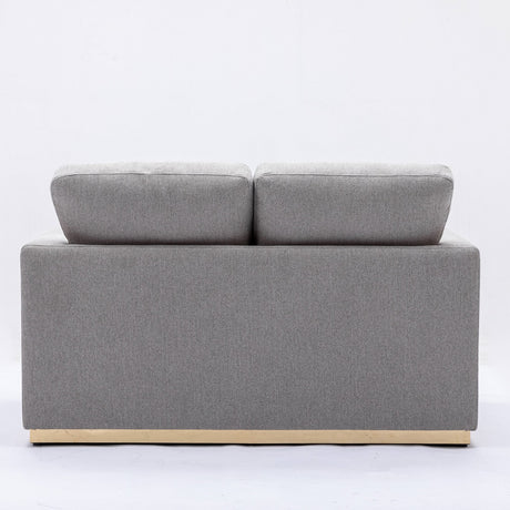 Acme - Valin Loveseat LV01745 Grey Linen