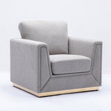 Acme - Valin Chair LV01746 Grey Linen