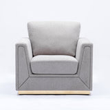 Acme - Valin Chair LV01746 Grey Linen