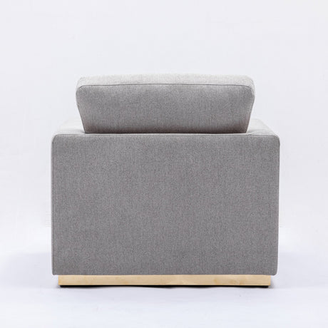 Acme - Valin Chair LV01746 Grey Linen