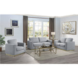 Acme - Valin Chair LV01746 Grey Linen